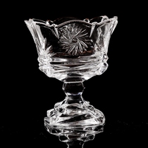 Foreign trade lead-free carved vintage glass ice cream bowl salad pudding dessert cup cold drink shakes sand ice Cup Specials