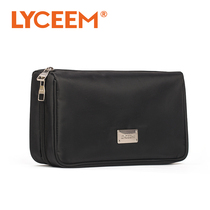 Blue Orange business wash bag men portable travel travel cosmetic bag can be hung dry and wet separation travel storage bag