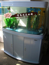 Sen Sen HRPC-1000 Ornamental aquarium curved fish tank with original filter tank water pump lamp