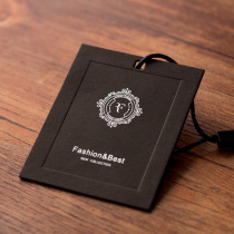 Spot tag mall Custom Special paper tag custom high-end clothing womens hang tag custom