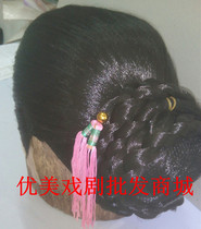 Opera film and television sketch stage performance Xianglin sister-in-law Aqing wig wig Republic of China middle-aged women old lady headgear