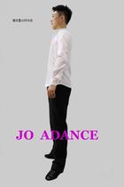 Mens Latin dance practice suit Latin dance suit Ho Dance dress Latin dance dress shirt