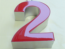 Luminous word resin word stainless steel luminous word LED epoxy resin luminous word blister word Stainless steel light box word