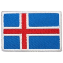 Embroidery magic sticker Microchapter Iceland Flag Chapter Badge Morale Badge Booking System