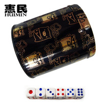 Bar nightclub supplies leather Cup Cup color Cup sieve Cup Cup Cup Cup auspicious pig skin Cup each send 6 dice 10