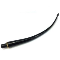 Pipe DIY super long rod 210MM pipe mouthpiece tail reading pipe accessories with gold ring and long handle cigarette holder