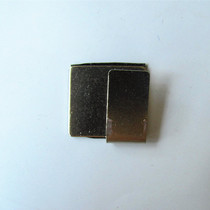 Ink wind changed to supply accessories square pipe clamp iron clamp pipe wire buckle fixing clip fixing buckle with imported back glue