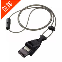 Moteng explosion-proof rope 0040KS whistle BLAZZA basketball referee whistle original Japan imported anti-counterfeiting code