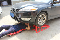 New car chassis repair tool six-wheel reclining board 40-inch thick auto repair reclining board repair board repair skateboard