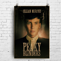 Blood gangster poster Peaky Blinders Hillian Murphy Cillian Murphy Kraft paper hanging painting