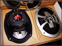 American LANZAR 69 6*9 car coaxial horn high power