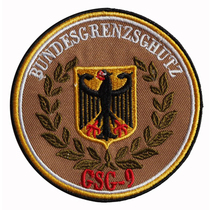Embroidery new Chinese double-sided magic logo Germany GSG9 ninth brigade armband customizable personality backpack logo