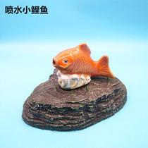 Potted Decoration Ceramic Spray Paparazzi Ceramic Carp Fake Mountain Flowing Water Fountain Pendulum aquarium fish tank fountain hawking pieces