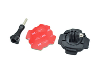 DJI Grand Xinjiang Osmo Action Gopro 360 degrees Swivel Helmet Base Arched fixed bracket Helmet Sticker