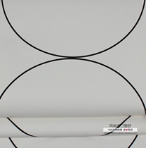 Swedish Import Wallpaper Pure Paper Spot White Bottom Circle Modern Personality Style Wallpaper