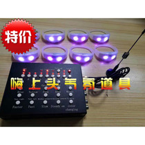 LED Remote control bracelet intelligent color changing strobe glowing bracelet concert atmosphere interactive remote control fluorescent bracelet