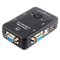 Funger FJ-2UK2 port USB KVM KVM two hosts with 1 display 1 key rat switcher display commons
