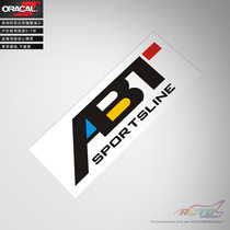 Suitable for ABT Sportsline sticker decal Audi Volkswagen modified car sticker paper Car sticker flower