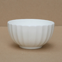 3 75 inches 4 75 inches Waves Flower Bowl Rice Bowl rice bowl Tang Mountain Bone Porcelain Unleaded Exit Personality