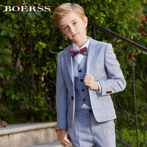 BOERSS new boys suit suit children dress flower girl costume chorus suit British spring and summer