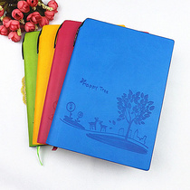 Korean creative notebook 88525 notepad A5 business bookkeeping skin book 25K diary thick office