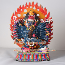 12-inch color pure copper Great Weide King Kong Tantric Buddha statue Tibetan ornaments handmade boutique