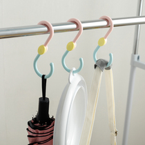 Japan imports SANADA hooks 360 rotary hooks S shaped plastic hook S hook S type hooks 3 clothes