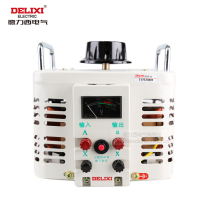Delixi regulator 220v household 3KW single-phase contact regulator 3000w manual regulator