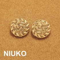 NIUKO golden high-end coat button fashion new design button windbreaker suit suit garment accessories