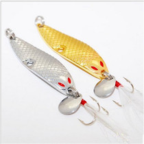 Yufeng metal Luya bait red-eyed Leech sequin long cast with noise piece ojin blood groove hook 7g10g15g