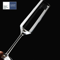 German imported diamond-shaped champagne glass transparent glass wine goblet bubble