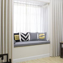 Model room bay window mat custom bedroom Nordic windowsill mat modern simple black and white soft tatami card seat cushion