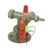 Shenyang Mercury two-color water level meter two-color liquid level meter B49X2 5 boiler special matching sewage valve