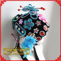  Direct selling Peking Opera Opera Drama Tsing Yi Pretty Flower Headdress Baotou Headdress Flower Headdress Miss Matchmaker Headdress