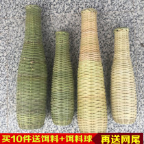 Bamboo eel cage 1 word eel cage Hand-woven bamboo eel loach cage Eel cage Shrimp cage Eel cage