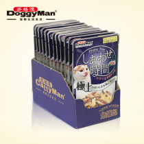 Japanese Dogman delicious time tuna fish can bag 55gX12 bag cat snack meat grain bag multi taste