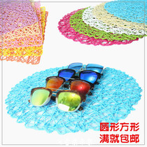 Color paper rope hand woven background pad accessories sun glasses display decoration props display cabinet decoration shooting background