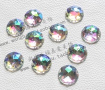 Round 10mm12mm14mm16mm18mm white AB Color Taiwan acrylic hand stitch drilling clothes decoration