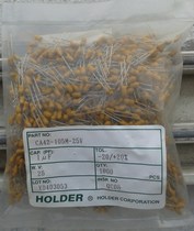 Holder Tantalum capacitor 1µF 25V CA42-105M-25V Micro method capacitor 10 yuan 1000 pieces