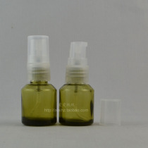 15ML light tea colour flower water bottle with translucent plastic nozzle emulsion bottle of fine Chinese liquid bottle pure dew bottle