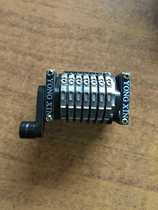 Weifang offset printing machine accessories printing equipment number machine (horizontal code vertical code inversion) 7 digits