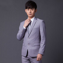 Suit suit suit men Korean slim business casual overalls professional dress groom wedding dress small suit