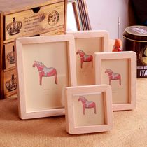 Nostalgic photo frame Japanese grocery creative Trojans do old wooden photo frame Nordic style desktop furnishings photo frame phase