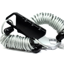 Steel Wire Code Lock Luggage Lock Suitcase Pull Rod Case Door Lock Zinc Alloy Mini anti-theft lock lengthened steel cable