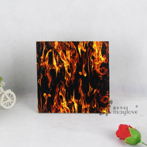 Flame water flower paper water transfer art tile ground decoration tile tile marble pattern to map custom processing and production