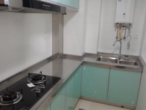 304 stainless steel kitchen cabinets stove countertops integrated kitchen cabinets custom-made Changzhou Jiangyin Yixing cabinet factory direct sales