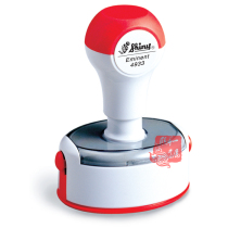 Taiwan shiny new force EK-0043 EK-4933 photosensitive seal round oval 10000 times stamp red