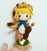 Crochet Small Lion Cuddle With Chicken Leg Fig. Cute Lion Sauce Chinese Tutorial Non Finished no Video No Material
