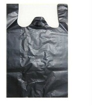 Black vest bag medium 35 * 40cm plastic bag shopping bag supermarket bag vest bag