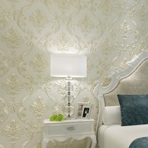 Sechen European luxury non-woven wallpaper bedroom living room TV background wall wallpaper precision embossed 3d wallpaper